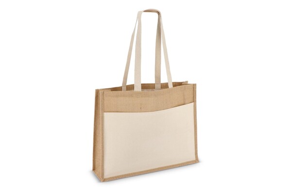 Jute Tragetasche OEKO-TEX® 45 x 12 x 35cm 320g/m²