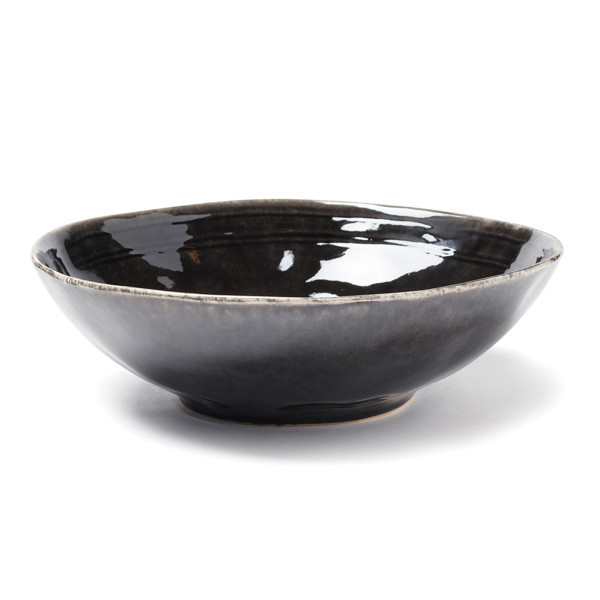 VINGA Nomimono deep bowl, 30 cm - Black