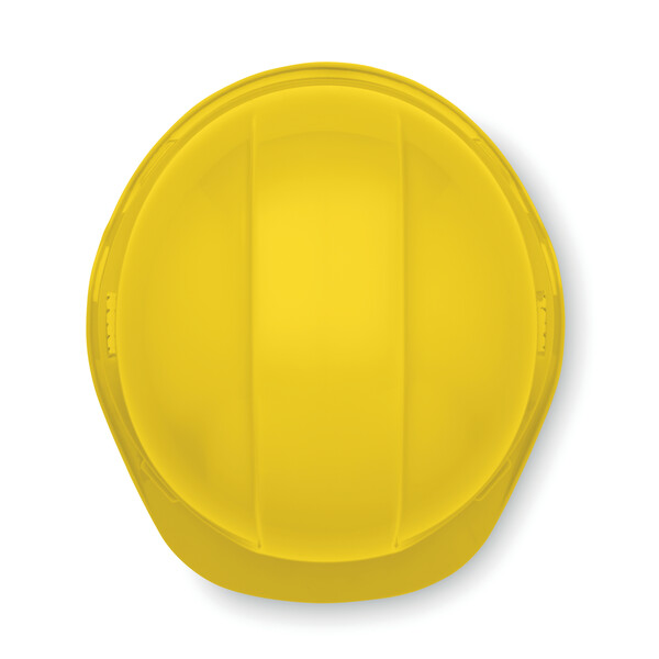 Κράνος ασφαλείας από ABS - Yellow