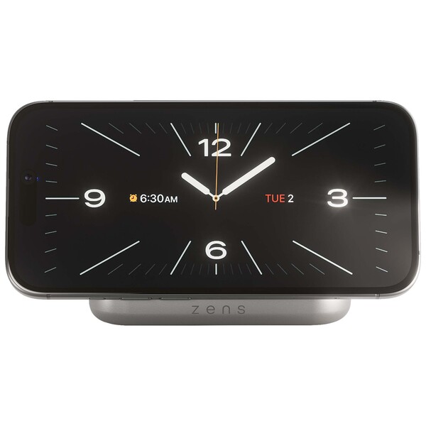 Zens 15 W magnetische oplader voor nachtkastje - Wit