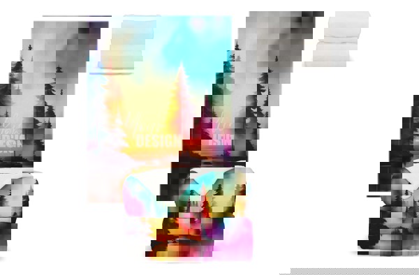 Coral fleece blanket OEKO-TEX® sublimation 130 x 170 cm 270 g/m² - White