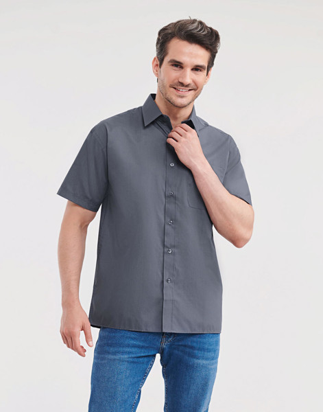 Poplin Shirt - White / M