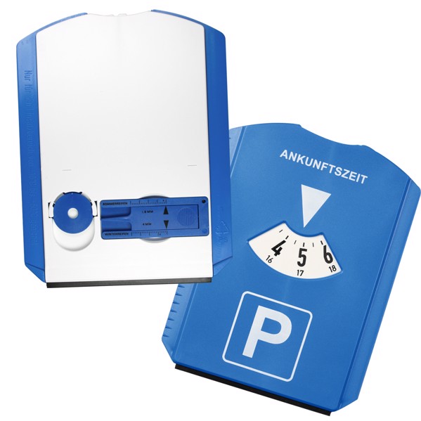 Parkscheibe "Profi" - Blau / Weiß