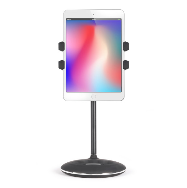 Support tablette enceinte