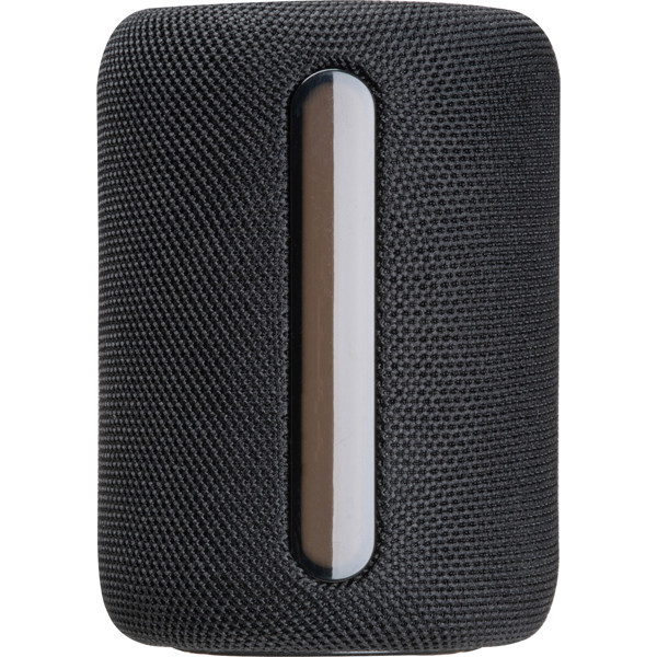Speaker with LED light, round GRETA - Black