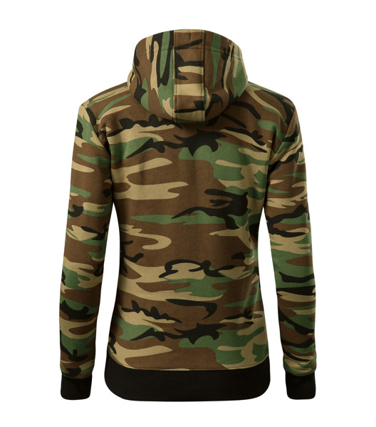 Mikina Dámská Malfini® Camo Zipper - Camouflage Brown / L