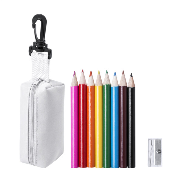 Set de crayons de couleur Medina - Blanc