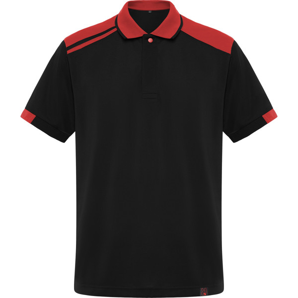 Samurai Polo Shirt - Lead/Black / XXL