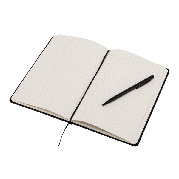Abrantes notepad & pen set - Black