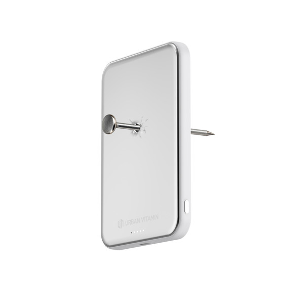 Urban Vitamin Pomona 5000mAh Qi2.2 25W magnetic powerbank - Silver
