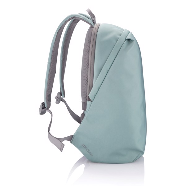 Xd Design Bobby Soft backpack, 15.6 inch, rPET - Mint Green / Light Grey