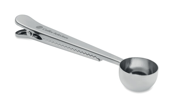 Coffee scoop with bag clip Spooncoop