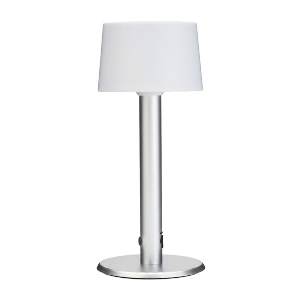 Lampe de table rechargeable AMLINO - argenté