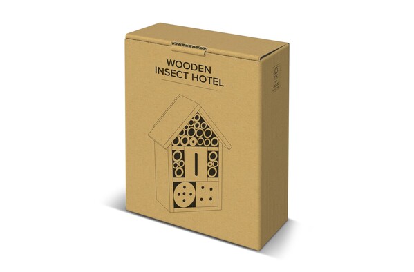 Insect hotel made of FSC wood