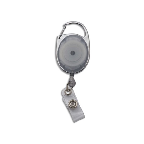 BADGE : PORTE-BADGE EXTENSIBLE - Gris