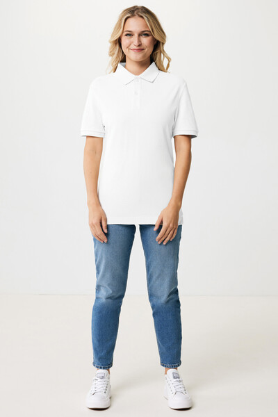 Polo tričko IQONIQ Yosemite z recykl. bavlny - Recycled White / XS