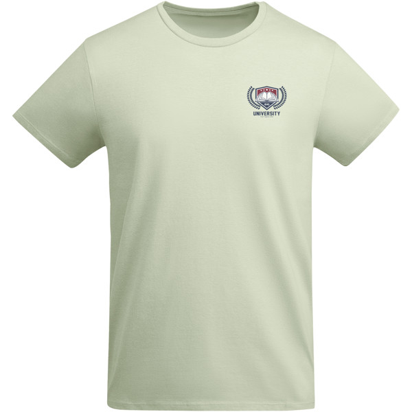 T-shirt Breda en coton organique à manches courtes pour enfant - Mist Green / 5/6
