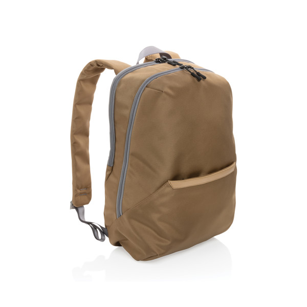 Impact AWARE™ 1200D 15.6'' modern laptop backpack - Khaki / Grey