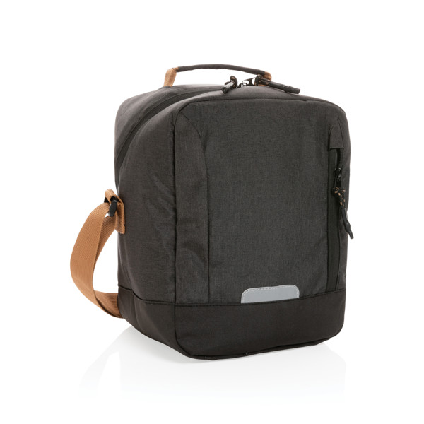 Urban outdoor chladící taška Impact z RPET AWARE™ - Černá