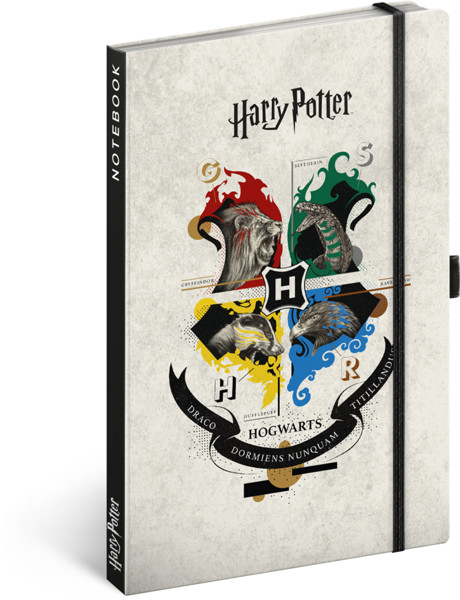Notique Notes Harry Potter, Linkovaný, 13 x 21 cm