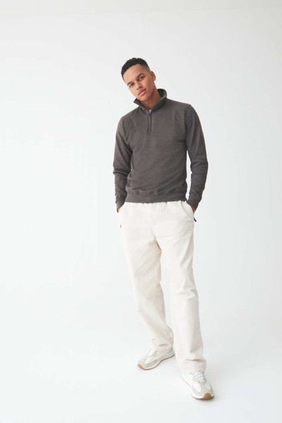 Sophomore 1/4 Zip Sweat - Deep Black / S