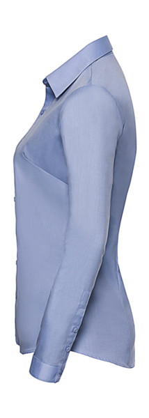 Ladies'LS Herringbone Shirt - White / 3XL (46)
