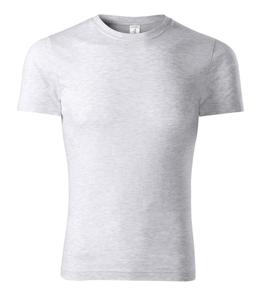 Tričko Unisex Piccolio® Paint - Svetlosivý Melír / XL