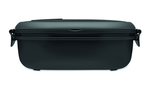 Lux Lunch PP lõunakarp õhukindla kaanega - Must