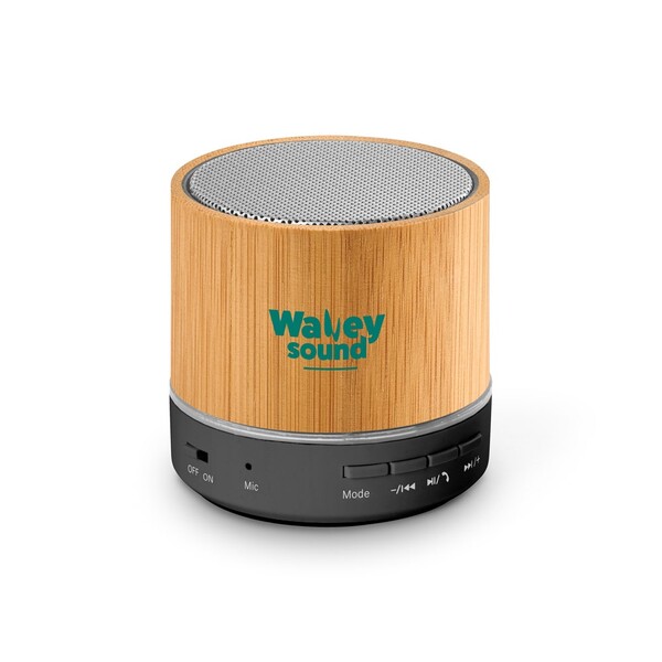 RE-GLASHOW. 3W přenosný reproduktor s výdrží baterie 4h30m na ​​recyklovaného ABS (100% rABS)