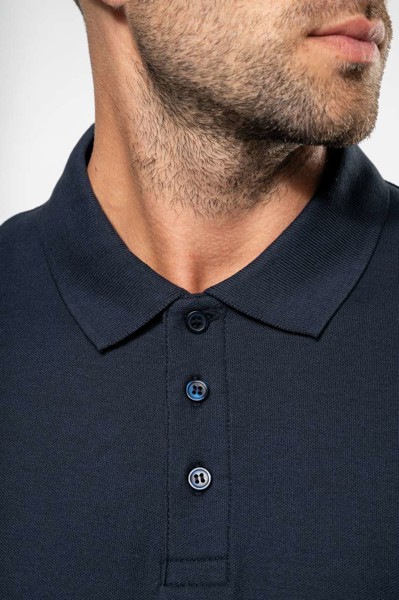 Unisex Piqué Polo Shirt - White / 4XL