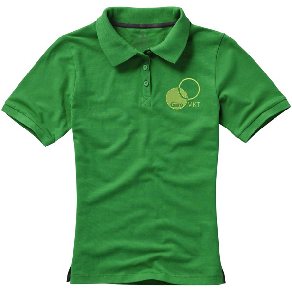 Polo manches courtes femme Calgary - Vert fougère / M