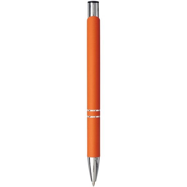 Moneta soft touch click ballpoint pen - Orange