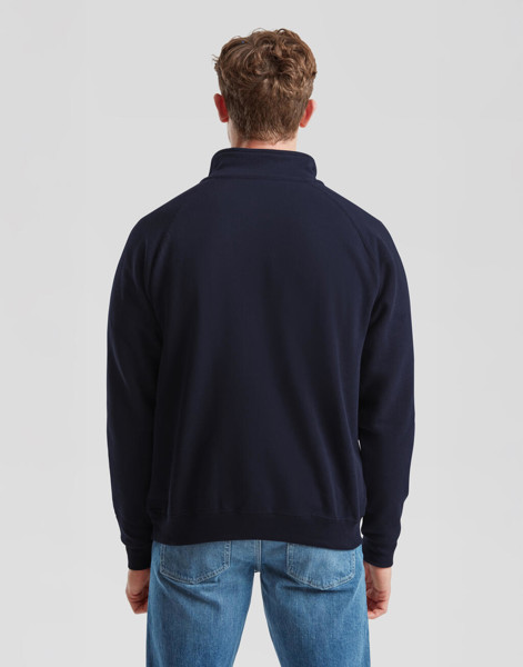 Classic Zip Neck Sweat - Deep Navy / S