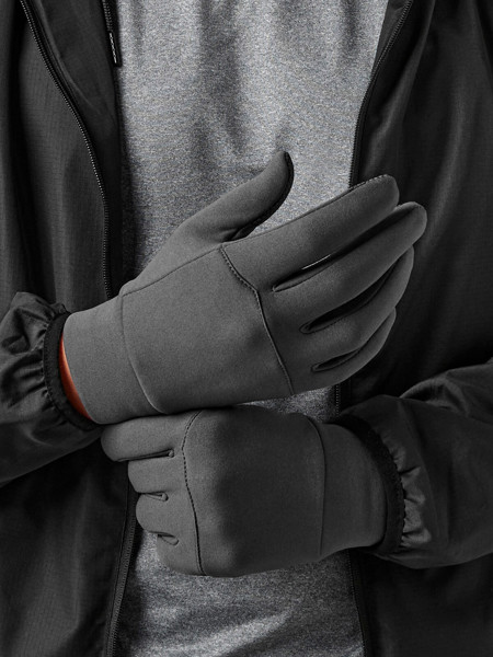 Softshell Sports Tech Gloves - Graphite Grey / L/XL