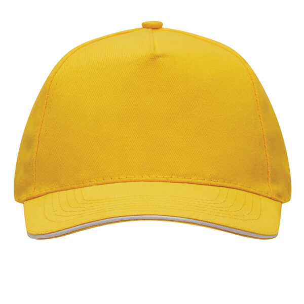 5 Panel Sandwich Cap Walk - Yellow