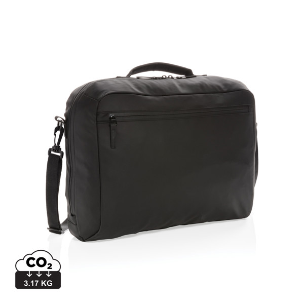 Fashion black 15.6" laptop bag PVC free