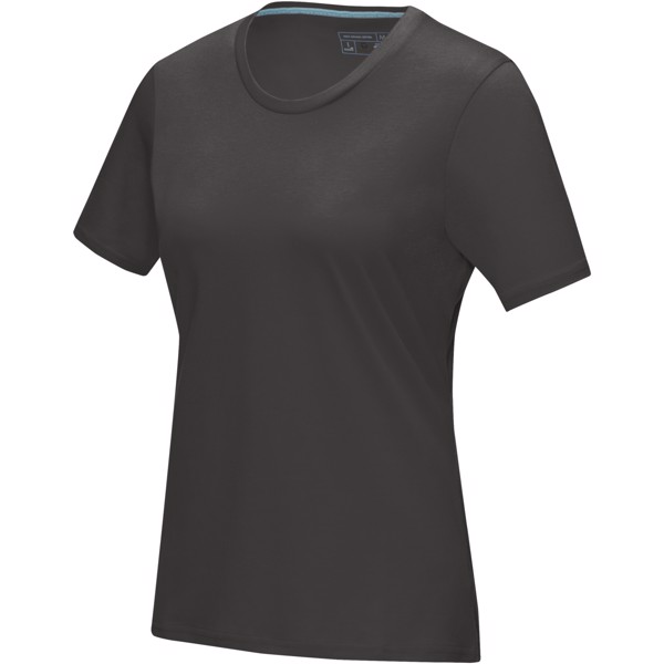 T-shirt para mulher orgânica "Azurite" - Cinza tempestade / L