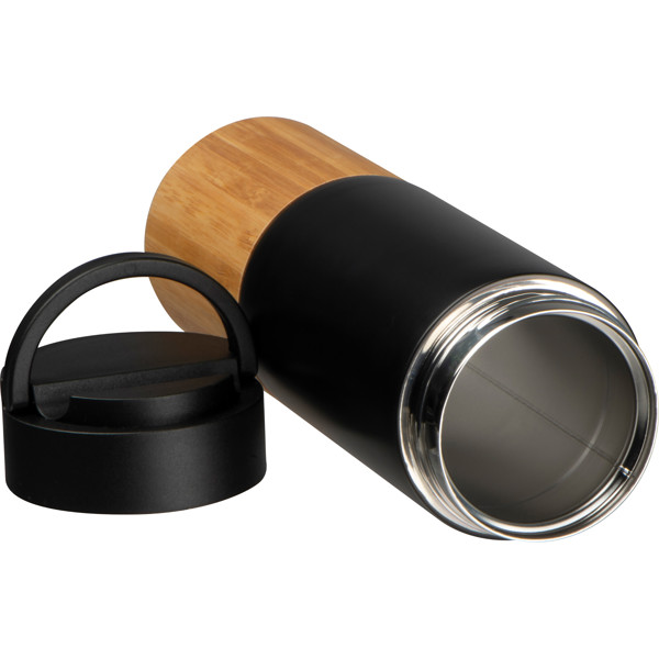 Vacuum insulating flask, 500ml MARGARET - Black