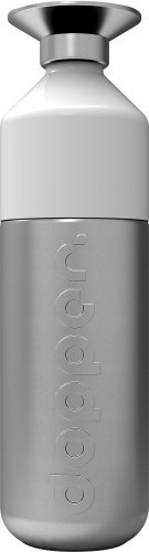 Fľaša na vodu Dopper nerezová oceľ 800 ml, silver/white