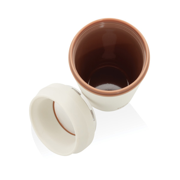 Hrnček Topl To Go 354 ml z RCS recyklovaného plastu - Biela