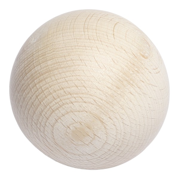 Massage Ball / Fascia Ball Made of Wood, 8cm, "Made in Europe" - Wood