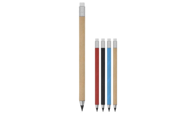 Inkless paperpen with eraser - Black