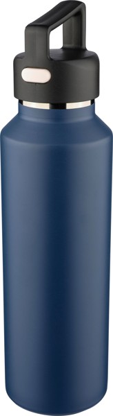 Gerecyclede roestvrijstalen dubbelwandige fles (600 ml) Mace - wit
