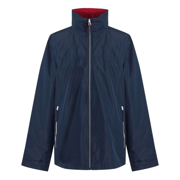 Ascender Waterproof Shell Jacket - Navy / Classic Red / 2XL