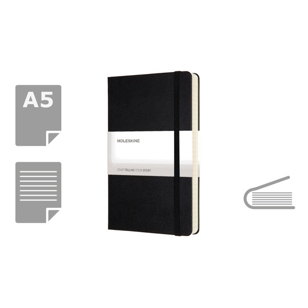 Moleskine EXPANDED Notizbuch - schwarz