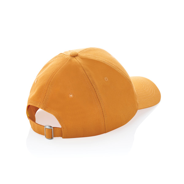 6 dílná kšiltovka Impact z 280g recyklované bavlny AWARE™ - Sundial Orange