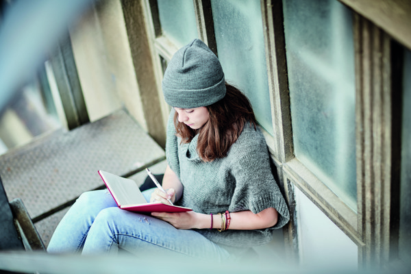 Beanie mit Umschlag RPET Polo Rpet - Weiß / Grau