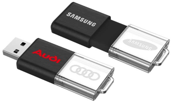 Pendrive corredizon con led acrílico