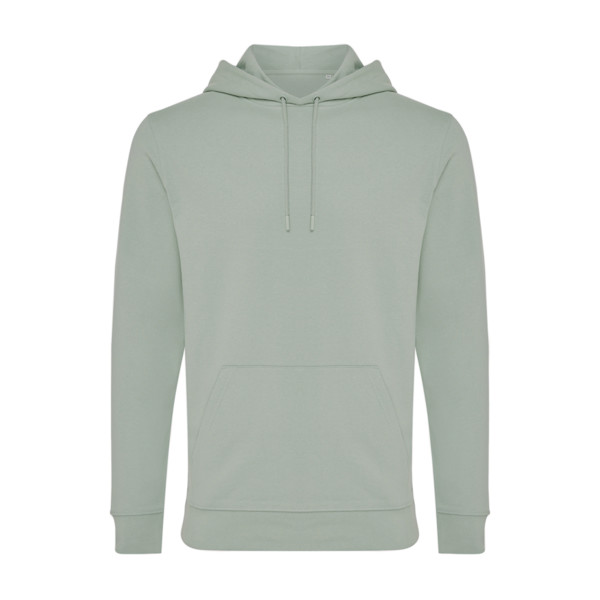Mikina s kapucí Iqoniq Jasper z recykl. bavlny - Iceberg Green / XXL