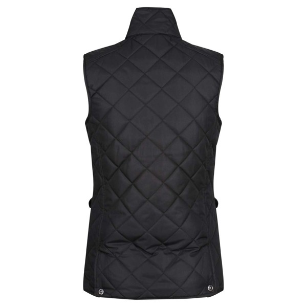Tarah - Diamond Quilt Bodywarmer - Black / S